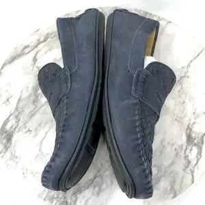 Mercanti Fiorentini Woven Penny Loafer 9 Mens Navy  Driving Business Casual Mercanti Fiorentini | Shoes | Mercanti Fiorentini Woven  main image 4